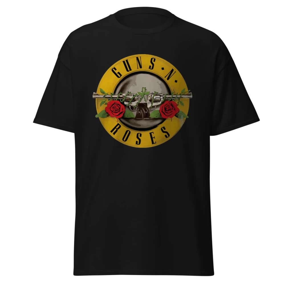 Guns N' Roses - Bullet Logo - Heavyweight Tee - Vintage Streetwear